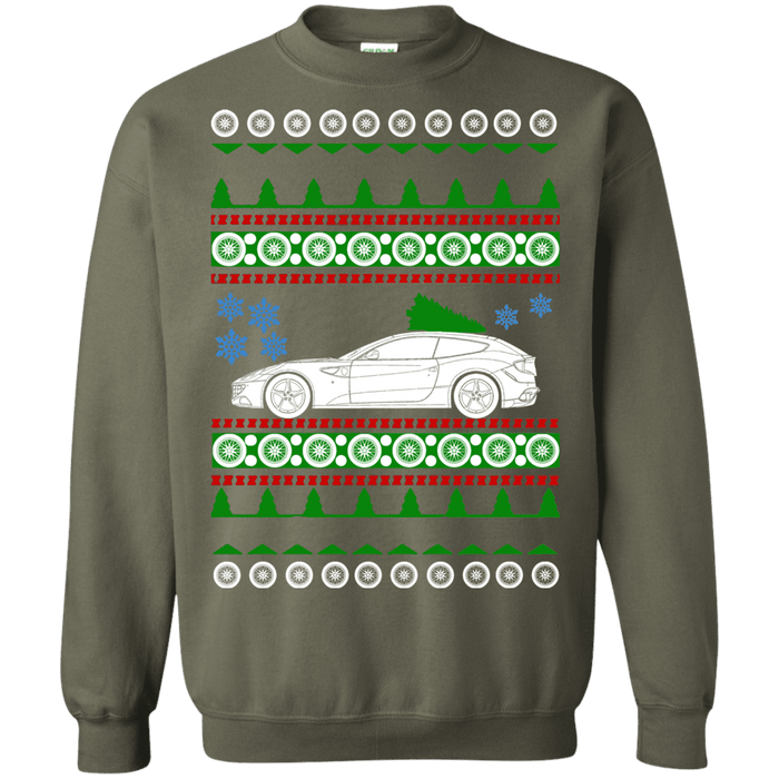 Exotic Car Ferrari FF Ugly Christmas Sweater sweatshirt