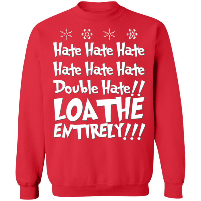 The Grinch Hates you ugly christmas sweater sweatshirt