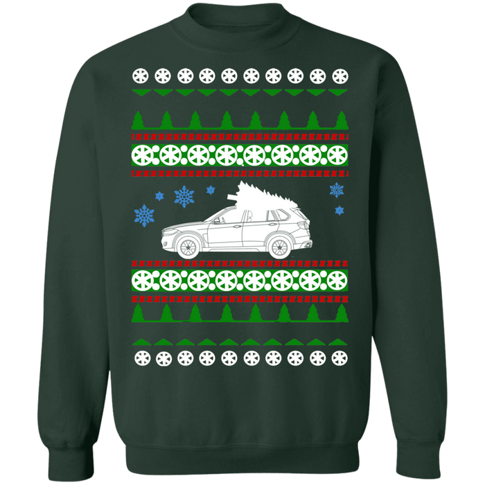 German Car SUV X5 BMW Ugly Christmas Sweater Sweatshirt sweatshirt