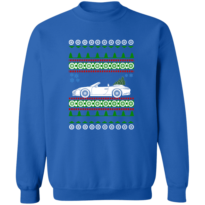 German Car 991 Convertible Ugly Christmas Sweater Sweatshirt