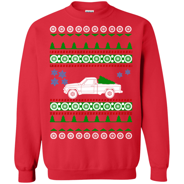 off road american vehicle Comanche 1990 Ugly Christmas Sweater sweatshirt