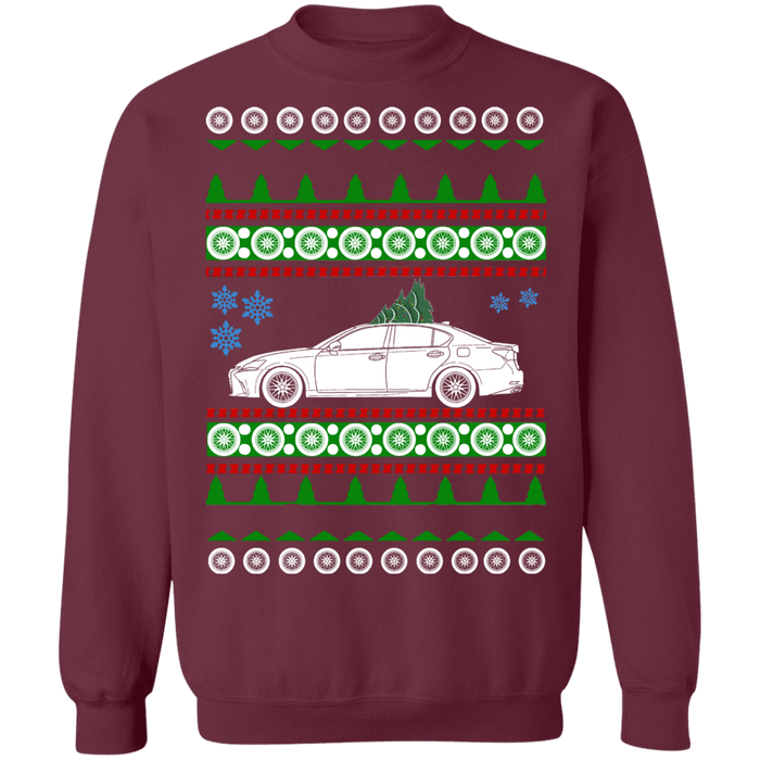 Lexus GS Ugly christmas sweater 4th gen 2016