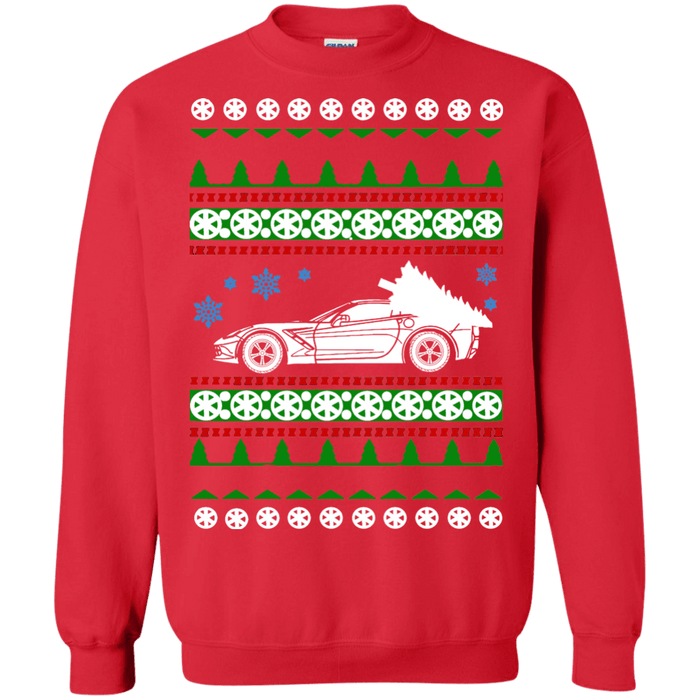 Corvette C7 Ugly Christmas Sweater sweatshirt