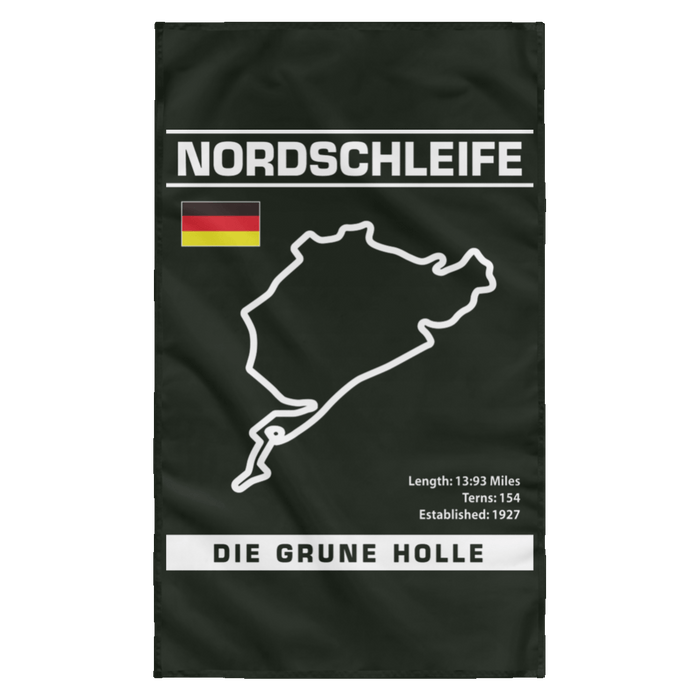 Nordschleife Die Grune Holle Wall Flag Nurburgring