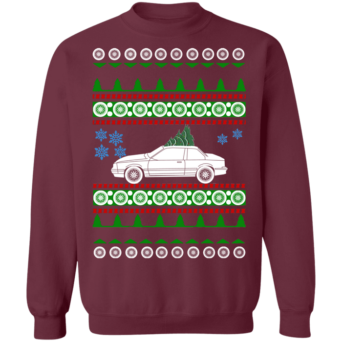 Chevy Cavalier Z24 ugly Christmas sweater 1983