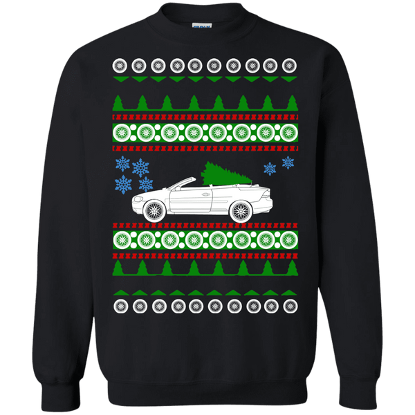 Swedish Car like a  C70 Convertible Ugly Christmas Sweater sweatshirt