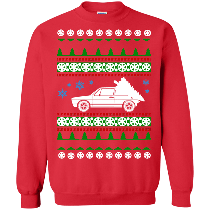 German Car like  Rabbit mk1 GTI Ugly Christmas Sweater sweatshirt