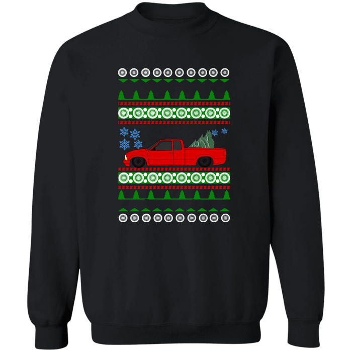 2nd Generation S10 Extended Cab Lowrider Ugly Christmas Sweater Sweatshirt