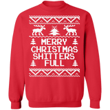 Shitters Full Merry Christmas Ugly Sweater Vacation sweatshirt