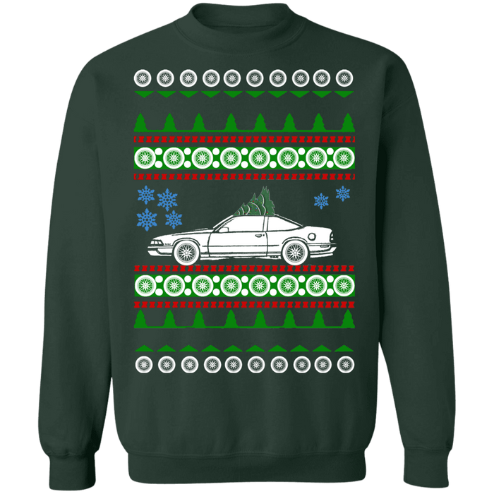 Chevy Cavalier Z24 ugly christmas sweater 1988