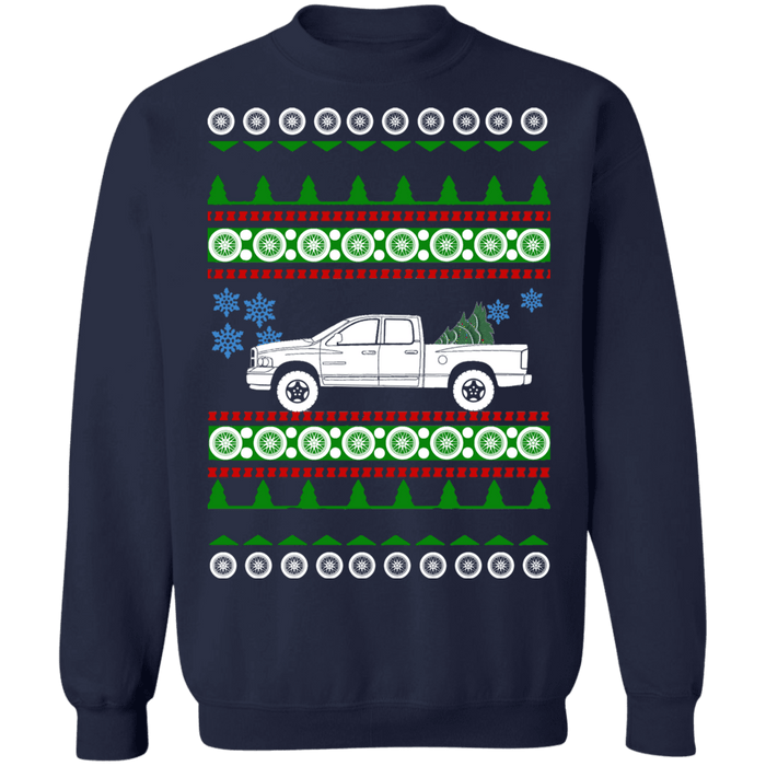 American Truck Like 2004  american car or truck like a  Ram 3500 Dually Diesel Ugly Christmas Sweater Sweatshirt