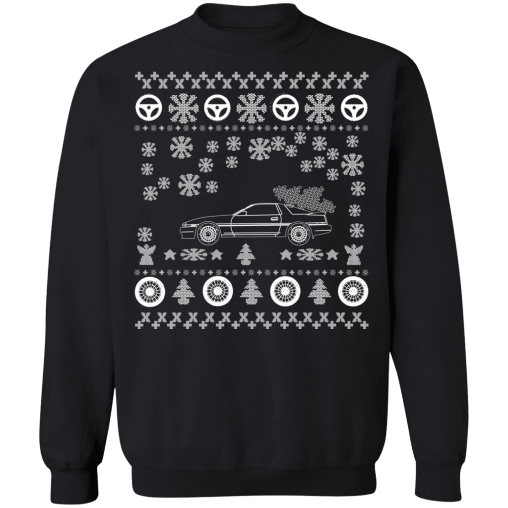 Car like a mk3 Supra ugly christmas sweater V2