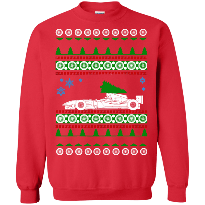 F1 Formula 1 race car ugly christmas sweater sweatshirt