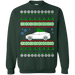 Tesla Model X ugly christmas sweater