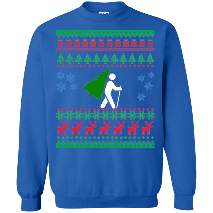 Hiking and Backpacking Ugly Christmas Sweater sweatshirt