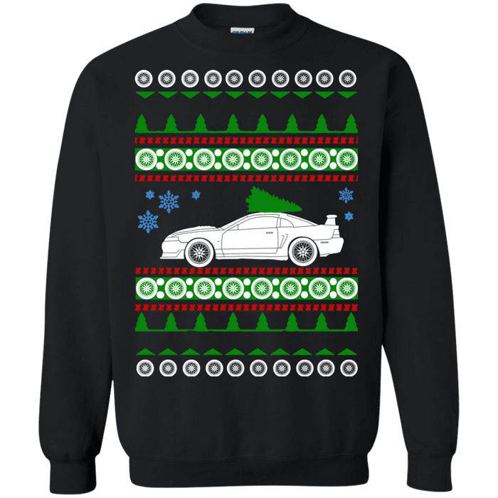 Ford Mustang Cobra R Ugly Christmas Sweater 4th Gen 2000 sweatshirt