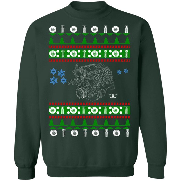 LS Engine ugly christmas sweater LSX LS3 LS1