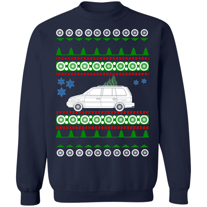 Mazda MPV Minivan Ugly christmas sweater 1st gen