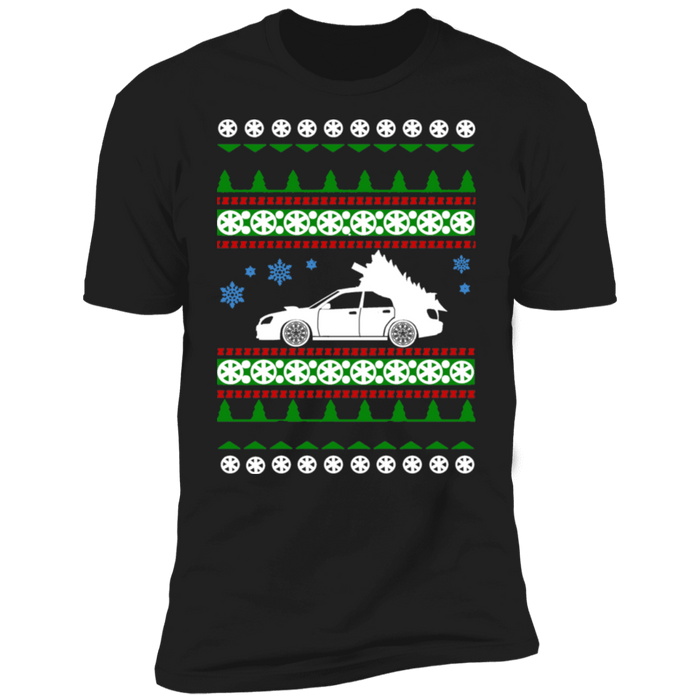 Japanese Car WRX STI Blobeye Ugly Christmas "Sweater" T-shirt