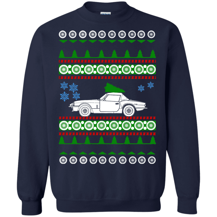 Triumph Spitfire Ugly Christmas Sweater sweatshirt