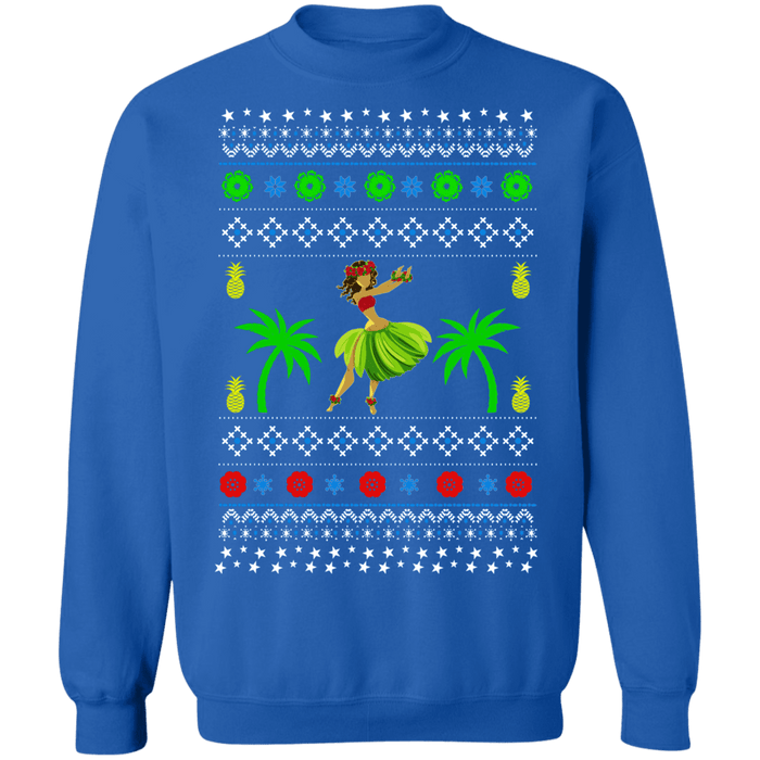 Beach Dancer Hula Ugly Christmas Sweater Sweatshirt