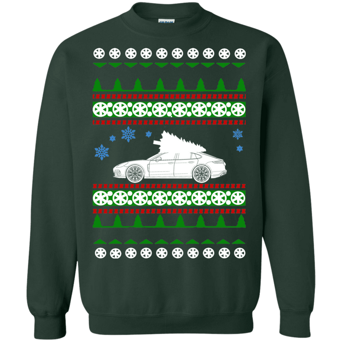 german car Porsche style Panamera Ugly Christmas Sweater sweatshirt