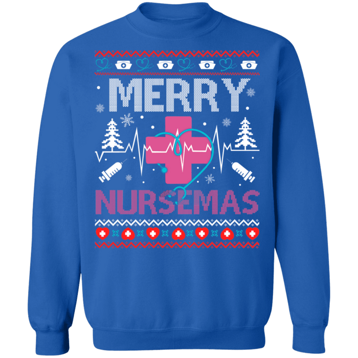 Merry Nursemas Nurse Nursing Ugly Christmas Sweater sweatshirt