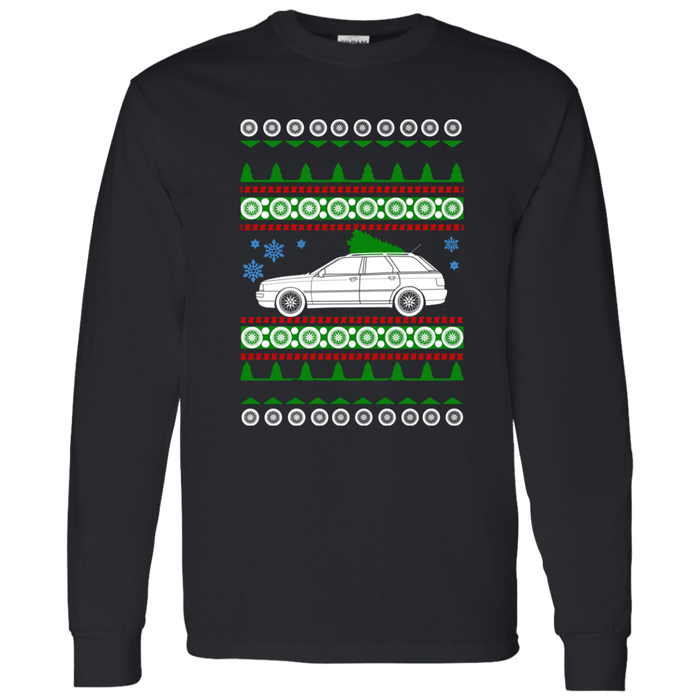 Audi RS2 Avant Ugly Christmas "sweater" long sleeve t-shirt