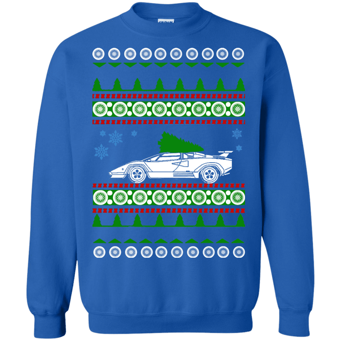 Lamborghini Countach ugly christmas sweater sweatshirt