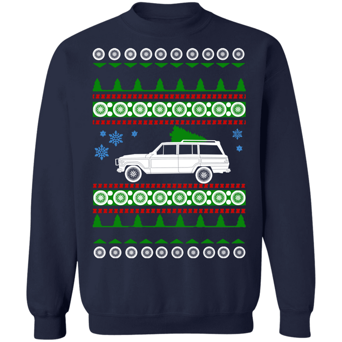 off road american vehicle Grand Wagoneer Ugly Christmas Sweater more colors