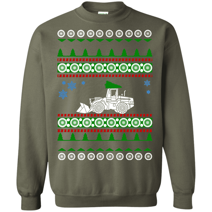 Payloader Pay Loader Excavator Ugly Christmas Sweater Heavy Equipment sweatshirt