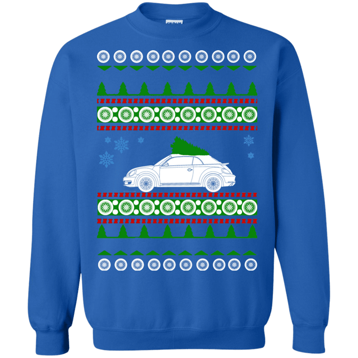 car like a New Beetle Ugly Christmas Sweater sweatshirt