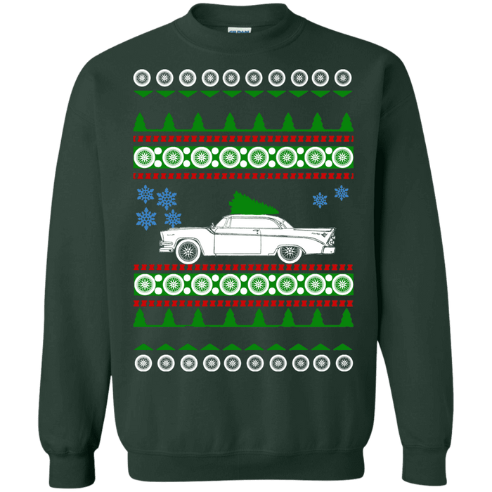 Coronet D500 1956 american car or truck like a  Ugly Christmas Sweater sweatshirt