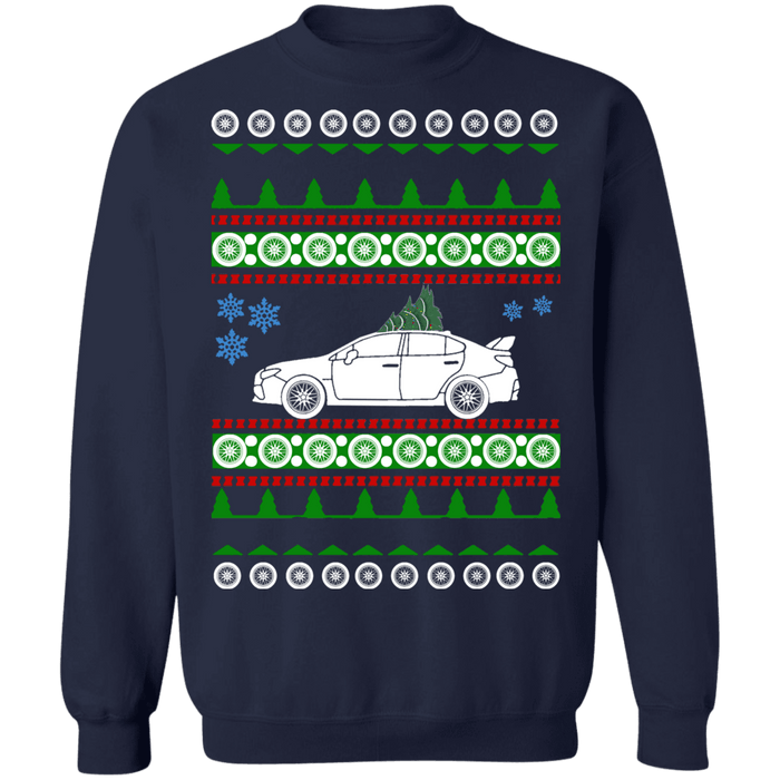 Japanese Car WRX STI Ugly christmas sweater 2018