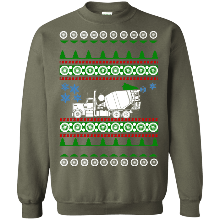 Cement Mixer Truck Driver Ugly Christmas Sweater sweatshirt