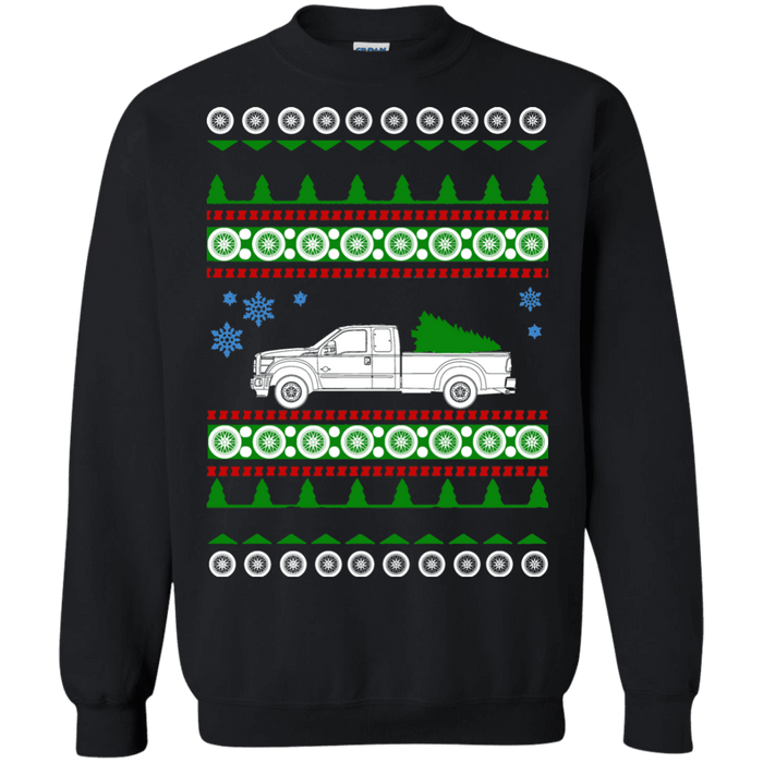 Ford F350 dually pick up ugly christmas sweater sweatshirt