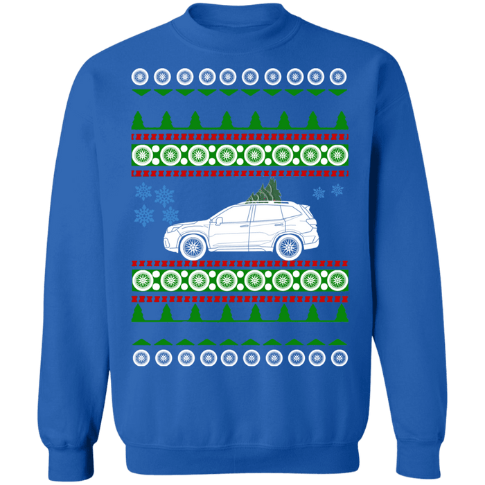 Car like 5th gen Japanese Car Forester 2019+ Ugly christmas sweater