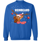 Reinbeard Reindeer Beard Ugly Christmas Sweater sweatshirt