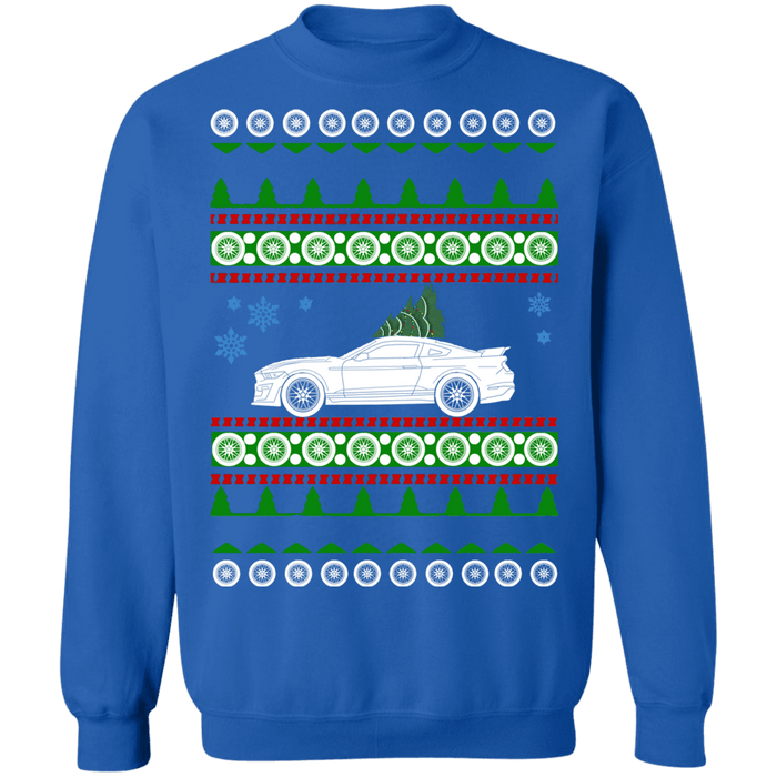 American Hot Rod Ford Mustang Shelby GT500 Ugly Christmas Sweater Sweatshirt sweatshirt