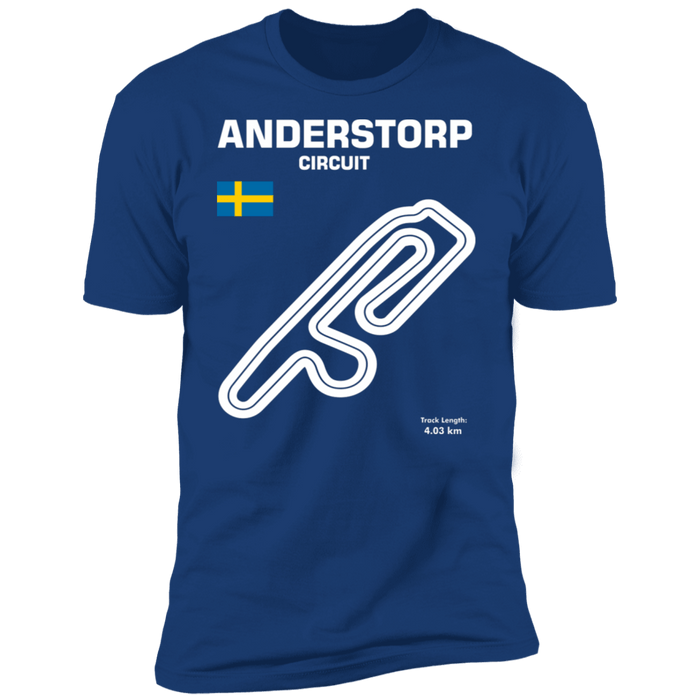 Track Outline Series Anderstorp Circuit track shirt