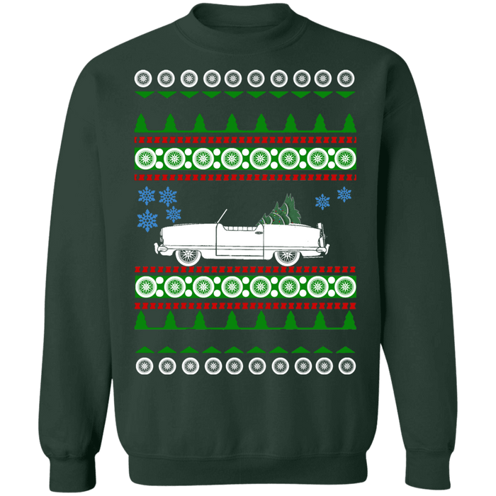 Car like Nash Metropolitan Ugly christmas sweater sweatshirt 1955