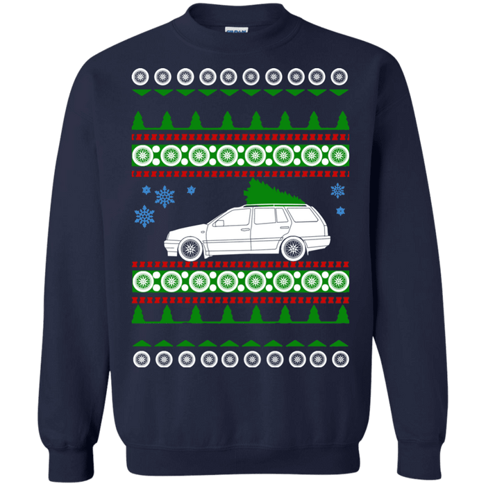 german car car like a Mk3 Golf Variant Ugly Christmas Sweater sweatshirt