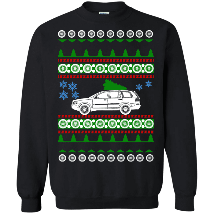 Swedish Car like a  XC90 2007 Ugly Christmas Sweater sweatshirt