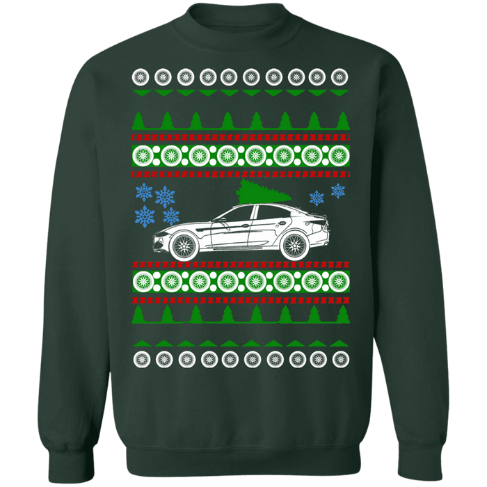 Alfa Romeo Giulia Quadrifoglio Ugly Christmas Sweater sweatshirt