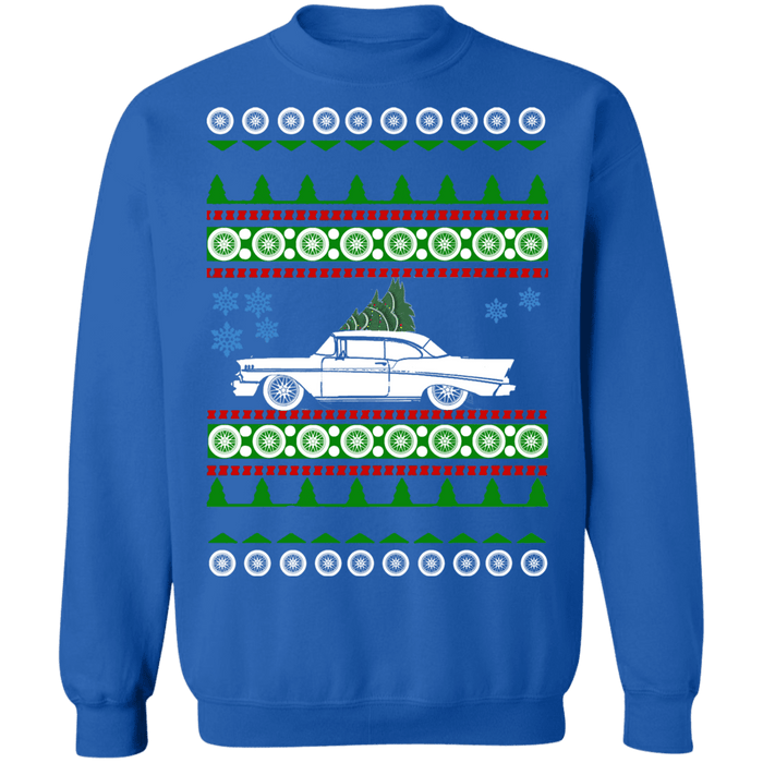 Chevy Bel Air 1956 Ugly Christmas Sweater