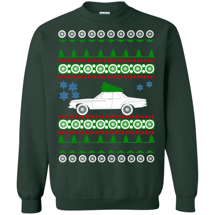 american car or truck like a  Dart 1962 Ugly Christmas Sweater sweatshirt