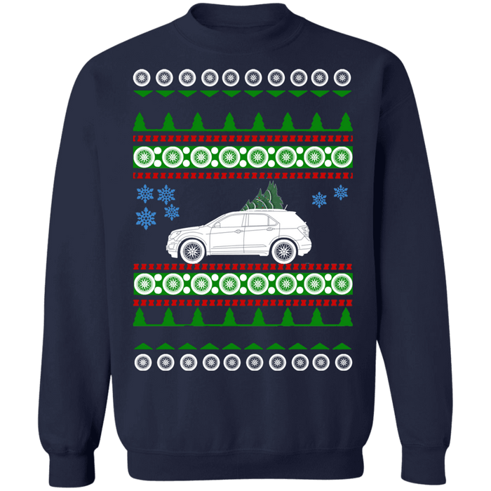 SUV 2017 Chevy Equinox Ugly christmas sweater sweatshirt