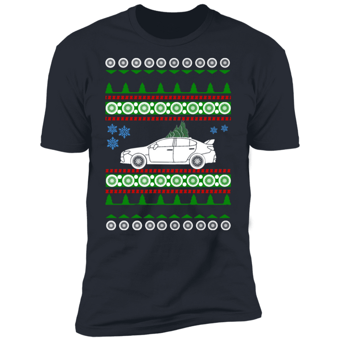 2018 japanese car wrx sti t-shirt ugly christmas sweater