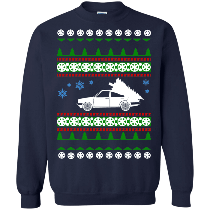 car like a mk2 jetta ugly christmas sweater sweatshirt