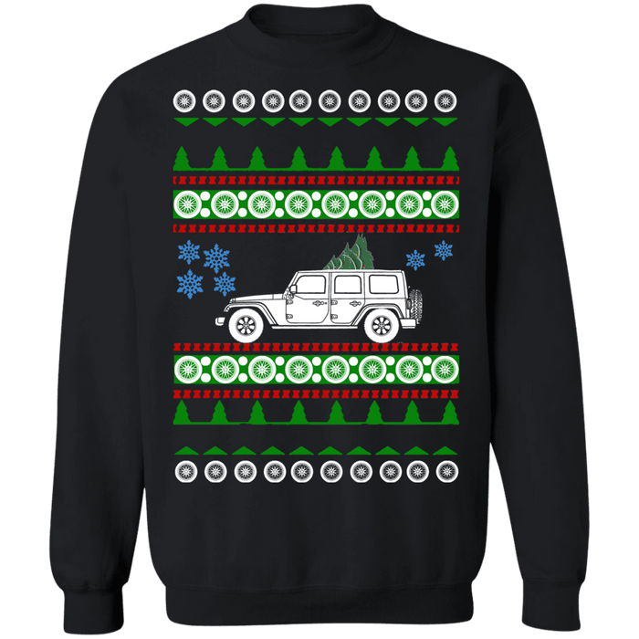 Truck like 2019 off road american vehicle Wrangler JL Ugly christmas sweater sweatshirt